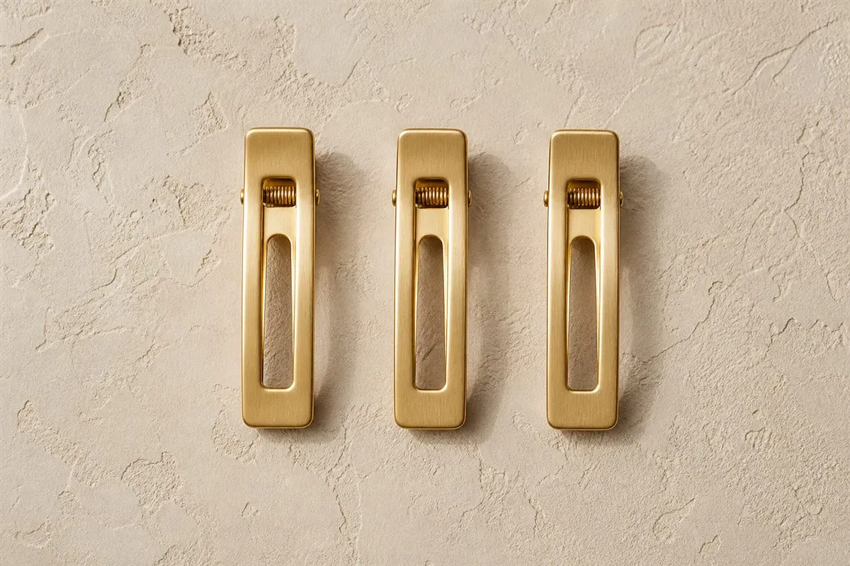 Édition Trio de Mini Barrettes Dorées