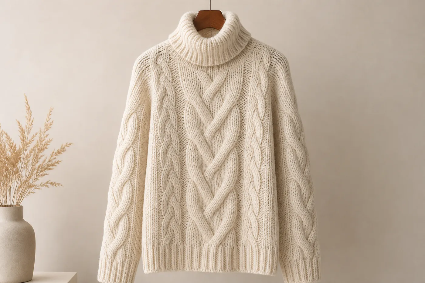 Iconique Pull Torsadé en Laine — Iconique