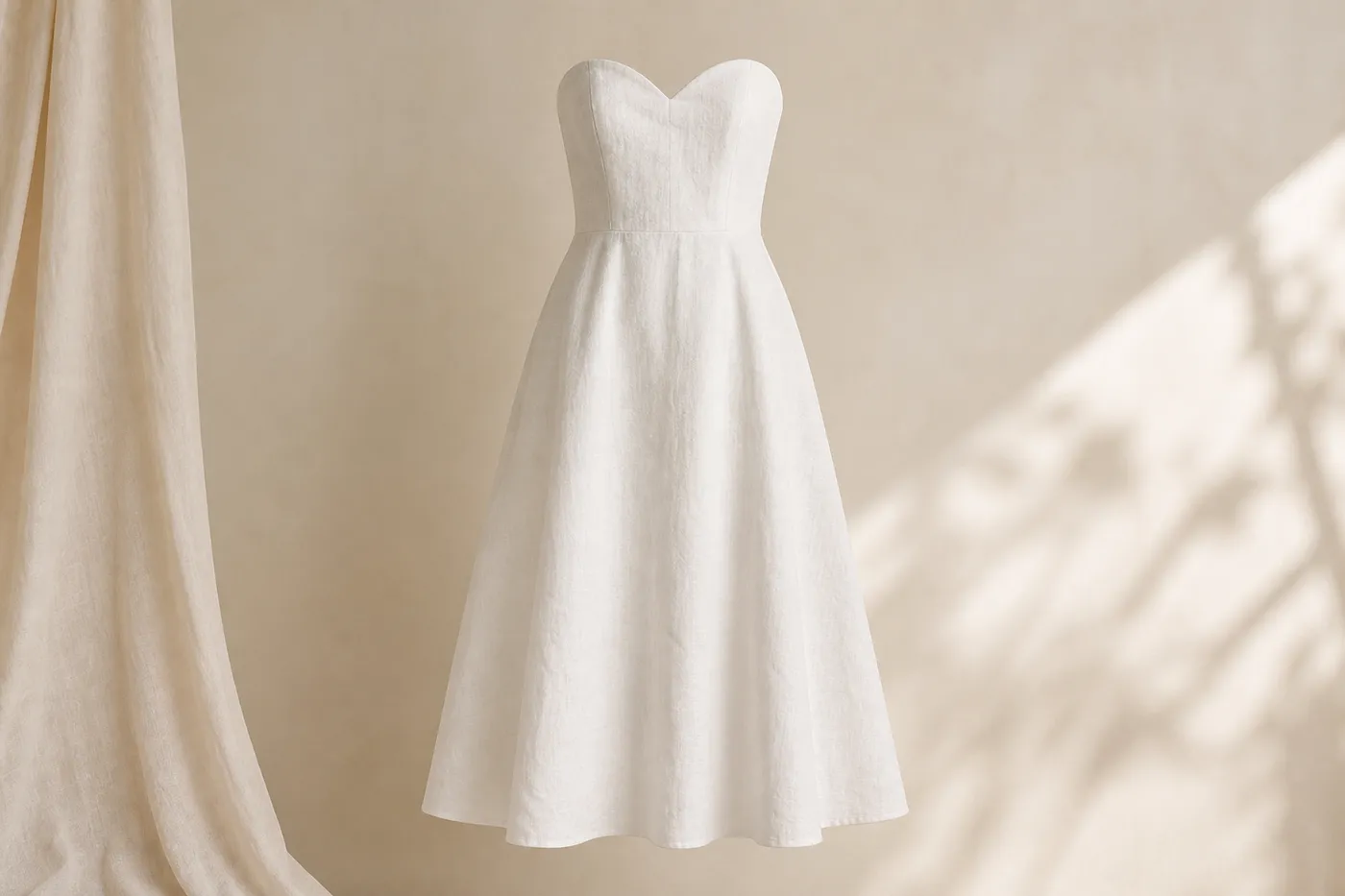 Édition Robe Bustier en Lin Essentiel