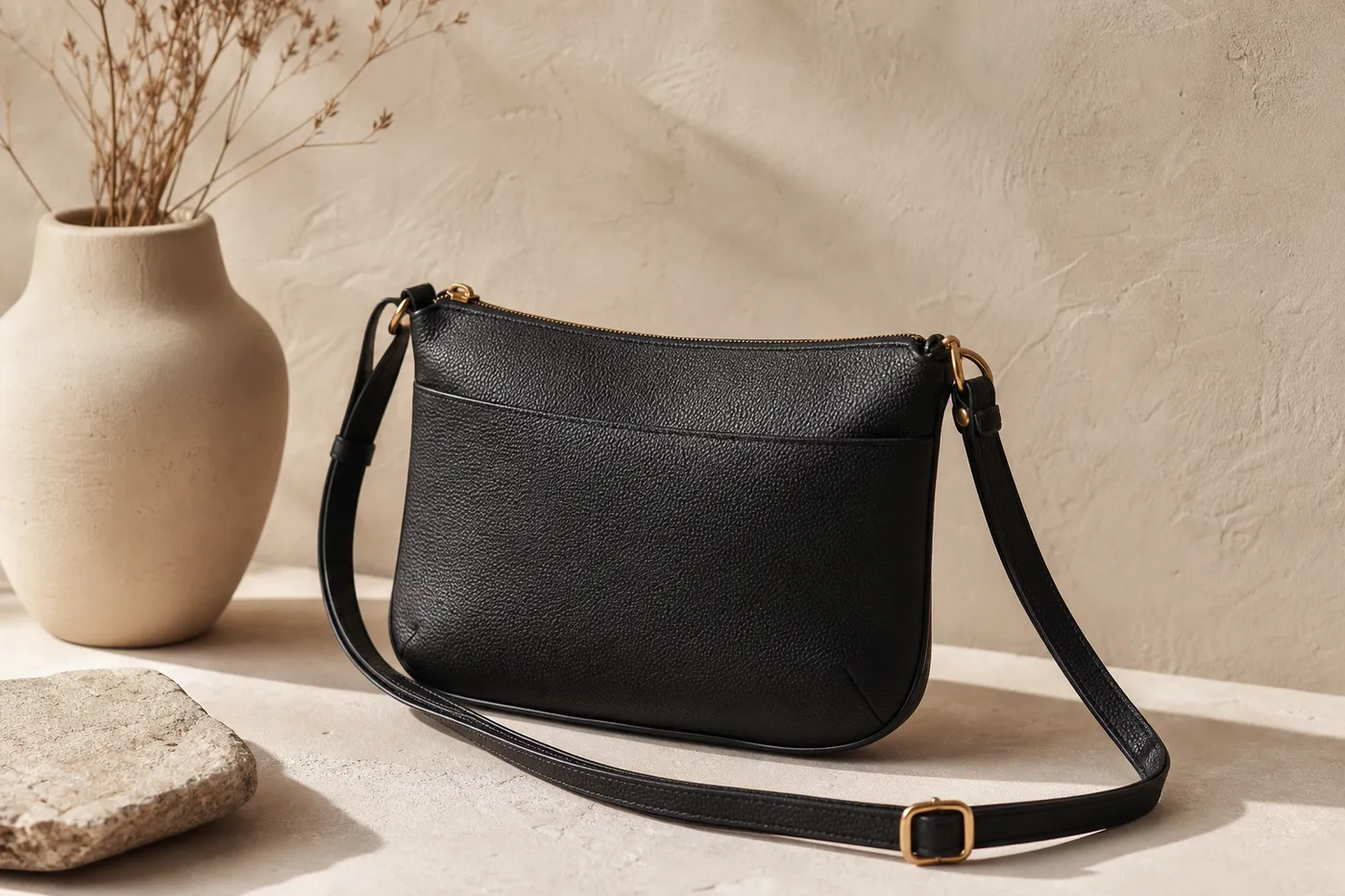 Sac Bandoulière Mini Cuir Vegan Essentiel