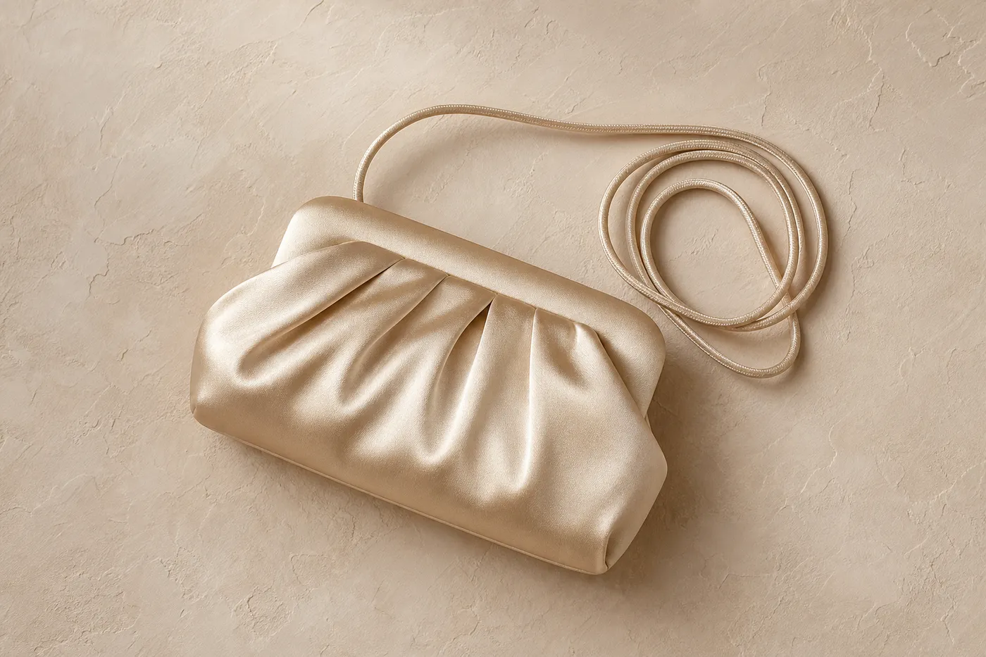 Édition Sac Pochette Cordon Satin